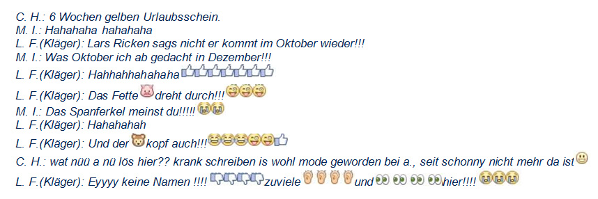 Emoticons auf Facebook führen zu Kündigung